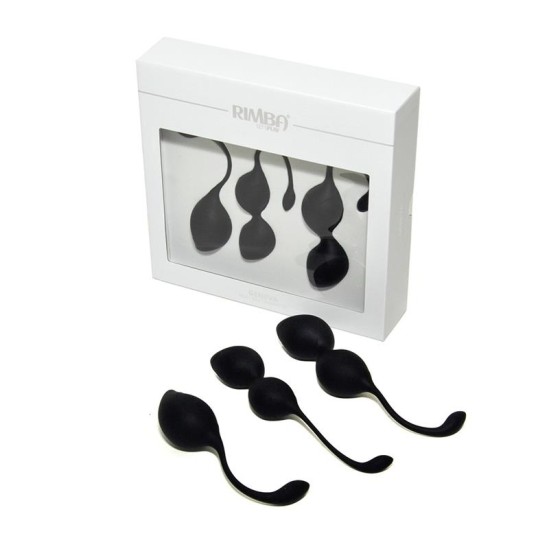 Rimba Toys Kegel Balls treniruočių rinkinys Geneva Black