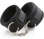 Crushious TOUGH LOVE VELCRO HANDCUFFS WITH EXTRA 40CM CHAIN BLACK