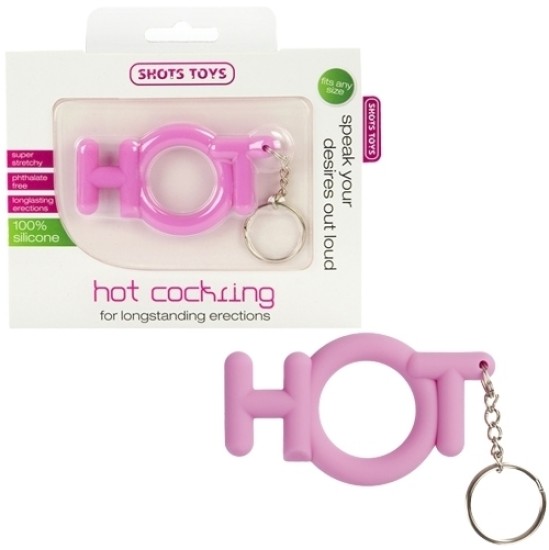 Shots Toys HOT COCKRING PINK