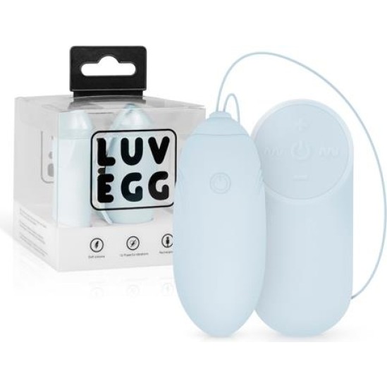 Luv Egg Vibrating Egg USB Blue