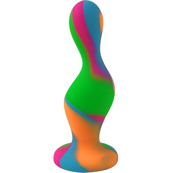 A-Gusto Silicone Butt Plug Multi Color