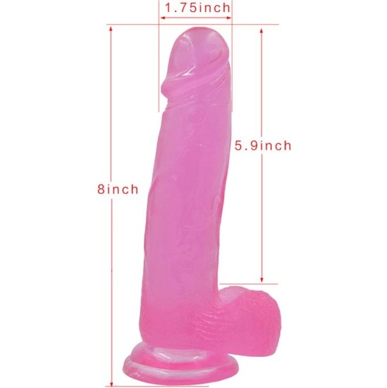 Lovetoy Dildo Jelly Studs 8 Pink