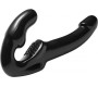 Strap U Revolver Strapless Strap On G-Spot Dildo Black