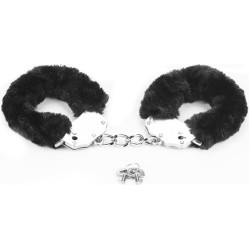 Lovetoy Pūkaini metāla roku dzelži melni