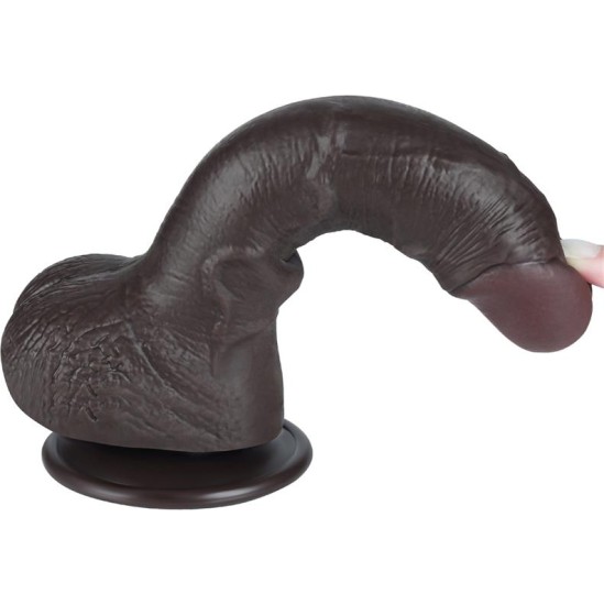 Lovetoy Slenkanti oda, dviejų sluoksnių dildo 7.5