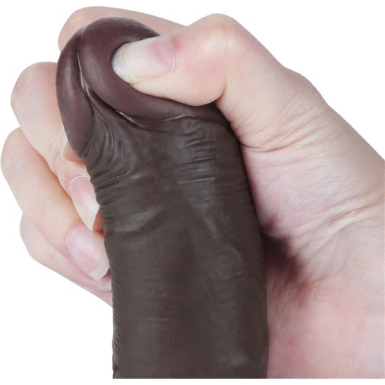 Lovetoy Slenkanti oda, dviejų sluoksnių dildo 7.5