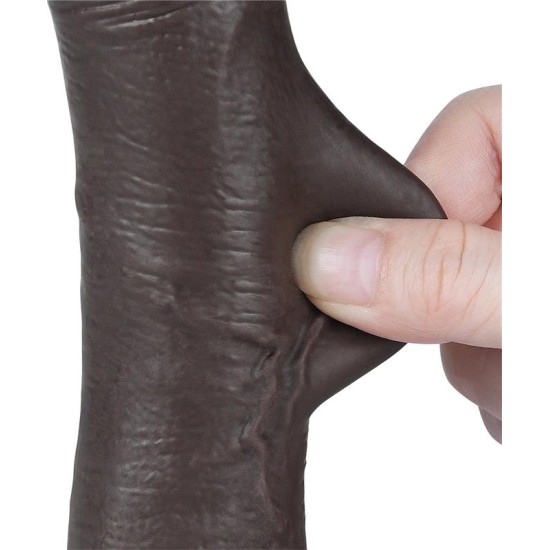 Lovetoy Slenkanti oda, dviejų sluoksnių dildo 7.5