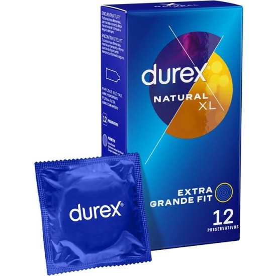 Durex Natural XL prezervatyvai 12 vnt