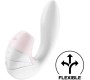 Satisfyer Supernova Clitoris Sucker un Vibe Super Flexible USB White