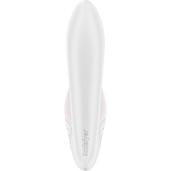 Satisfyer Supernova Clitoris Sucker un Vibe Super Flexible USB White