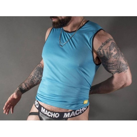 Macho Underwear МАЧО - СИНЯЯ ФУТБОЛКА L/XL