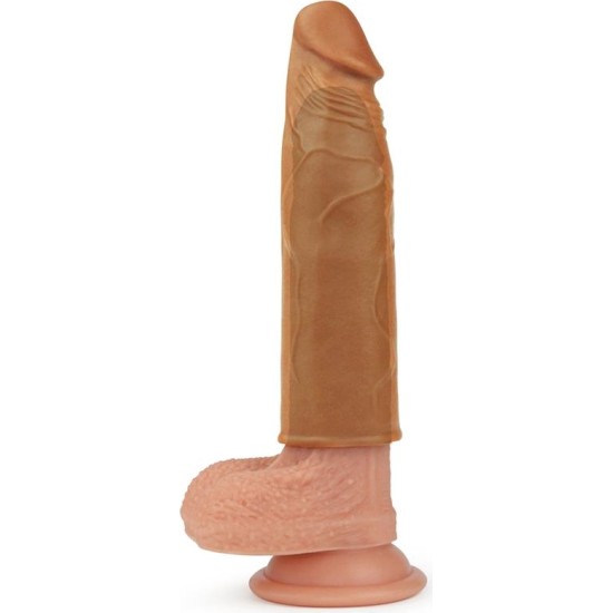 Lovetoy Penis Sleeve Pleasure X Tender Brown