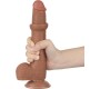 Lovetoy Dildo slīdošā āda 9 brūna