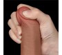 Lovetoy Dildo Sliding Skin 9 Brown