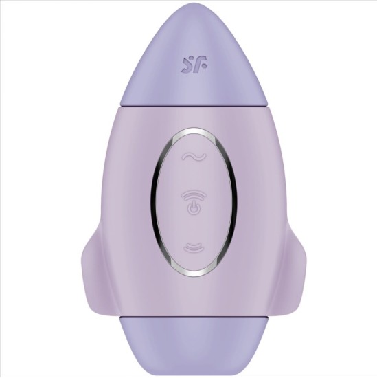 Satisfyer Vibrator SATISFYER – MISSIO CONTROL LILAC MAŽAS DVIGUBAS IMPULSINIS VIBRATORIUS