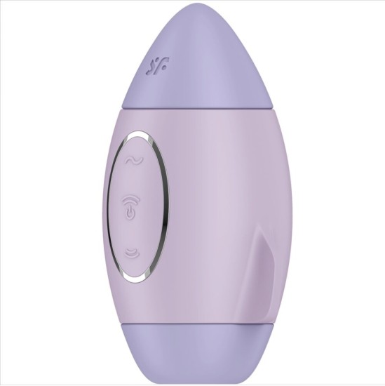 Satisfyer Vibrator APMIERINĀTĀJS — MISIJAS VADĪBA CERĪTIS MAZAIS DIVU IMPULSU VIBRATORS