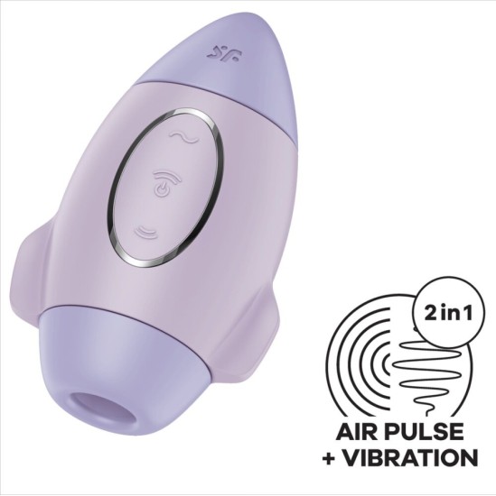 Satisfyer Vibrator APMIERINĀTĀJS — MISIJAS VADĪBA CERĪTIS MAZAIS DIVU IMPULSU VIBRATORS