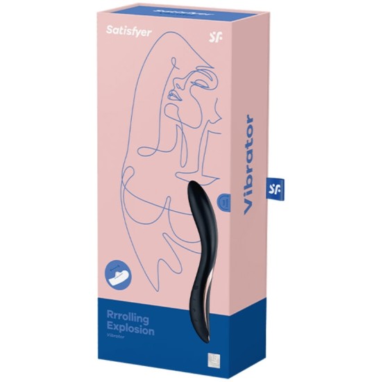 Satisfyer Vibrator APMIERINĀTĀKS ROLLĒJOŠS SPRĀDZIENS G POTKA VIBRATORS