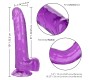 California Exotics CALEX DYDŽIO QUEEN DILDO - PURPURINĖ 20,3 CM