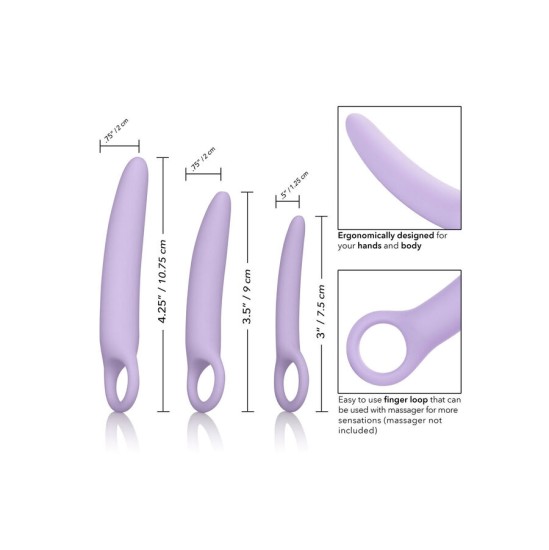 California Exotics DR LAURA BERMAN ALENA SET OF 3 SILICONE DILATORS