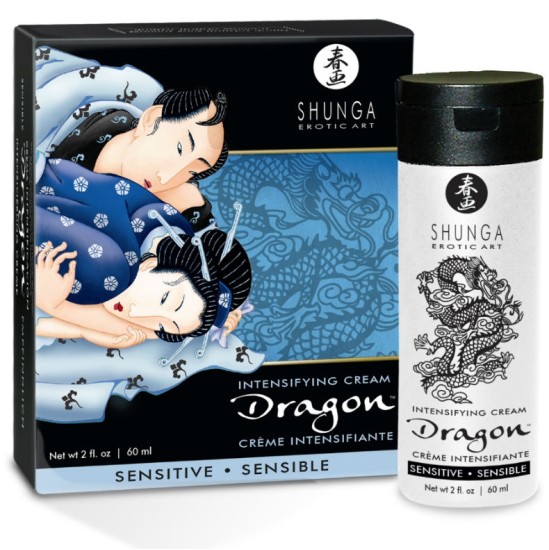 Shunga Aphrodisiacs SHUNGA - DRAGON SENSITIVE KREMAS PORAMS