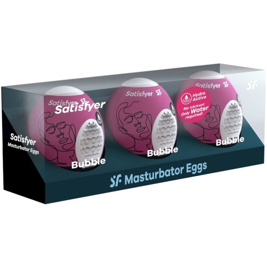 Satisfyer Eggs SATISFYER 3 MASTURBATOR OLAS - BURBULIS