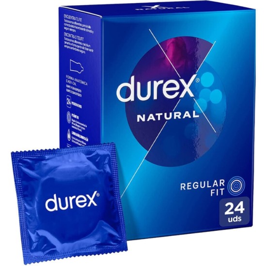Durex Condoms DUREX - NATURAL PLUS 24 VIENĪBAS