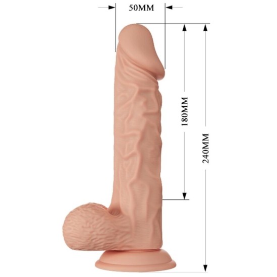 Baile Dildos SKAISTA SATIKŠANĀS BURAQ TRUSTING 24 CM - MIESA