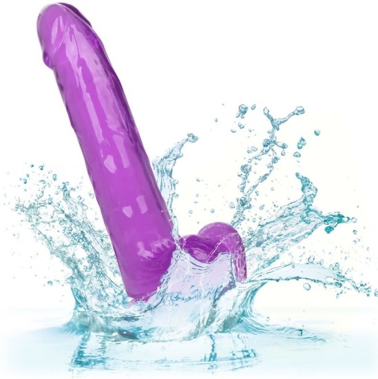 California Exotics CALEX DYDŽIO QUEEN DILDO - PURPURINĖ 20,3 CM