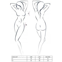 Passion Woman Sets PASSION WOMAN SAYLA SET BLACK L/XL