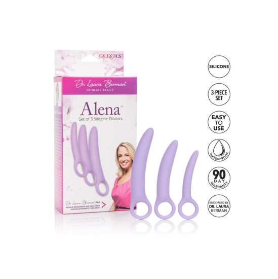 California Exotics DR LAURA BERMAN ALENA SET OF 3 SILICONE DILATORS