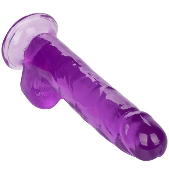 California Exotics CALEX DYDŽIO QUEEN DILDO - PURPURINĖ 20,3 CM