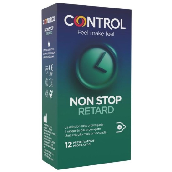 Control Condoms КОНТРОЛЬ - ПРЕЗЕРВАТИВЫ NON STOP RETARD 12 ЕДИНИЦ