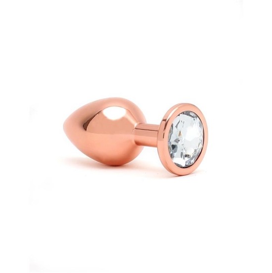 Rimba Toys Pisa Butt Plug with Jewel Pisa Rose Gold