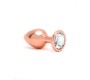 Rimba Toys Pisa Butt Plug with Jewel Pisa Rose Gold