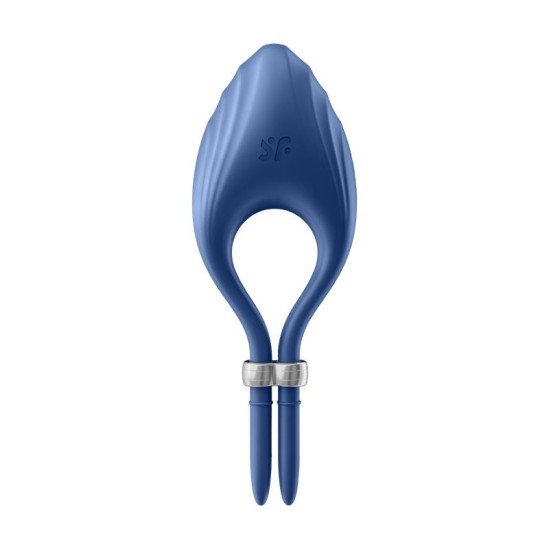Satisfyer Vibreeriv peeniserõngas Duelist Blue