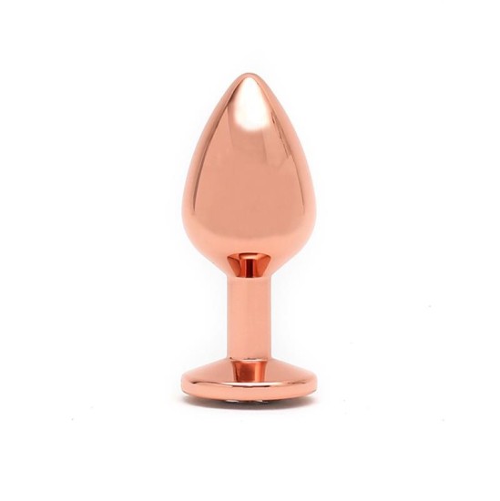 Rimba Toys Анальная пробка Pisa с драгоценным камнем Pisa Rose Gold