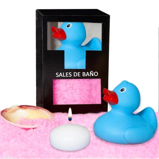 Diverty Sex Set Bath Salts Rose Duck, Candle and Shell 150 gr