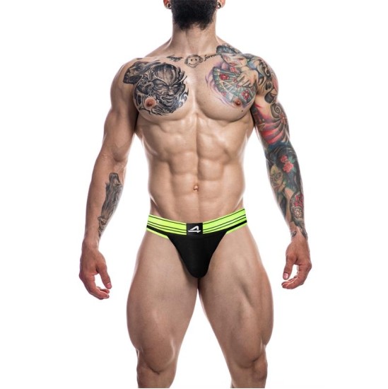 Cut4Men C4M15 Rugby Jockstrap Neon Lime