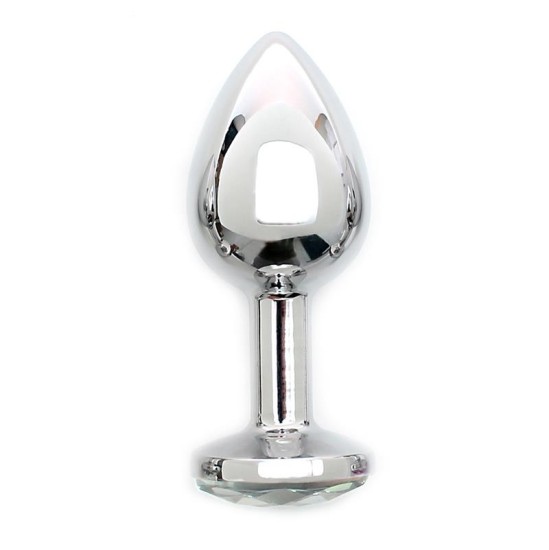 Rimba Toys Metal Butt Plug Sofia Clear Jewel