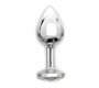 Rimba Toys Metal Butt Plug Sofia Clear Jewel