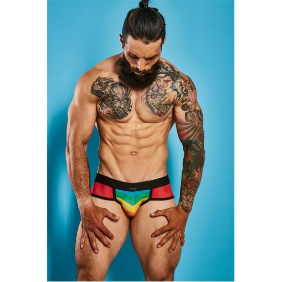 Cut4Men C4M13 Бандаж смешанного цвета Радуга