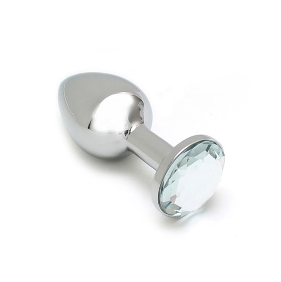 Rimba Toys Metal Butt Plug Sofia Clear Jewel