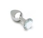 Rimba Toys Metal Butt Plug Sofia Clear Jewel