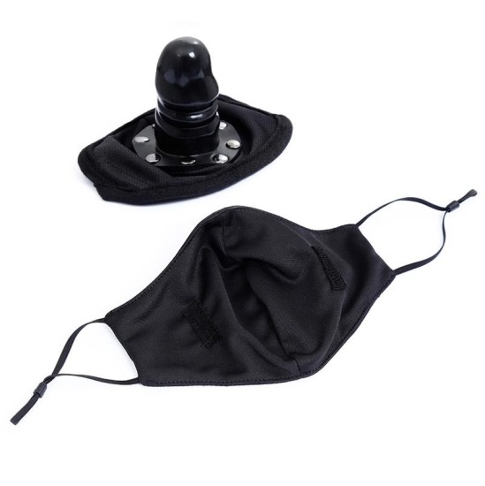 Latetobed Bdsm Line Face Mask with Detachable Dildo