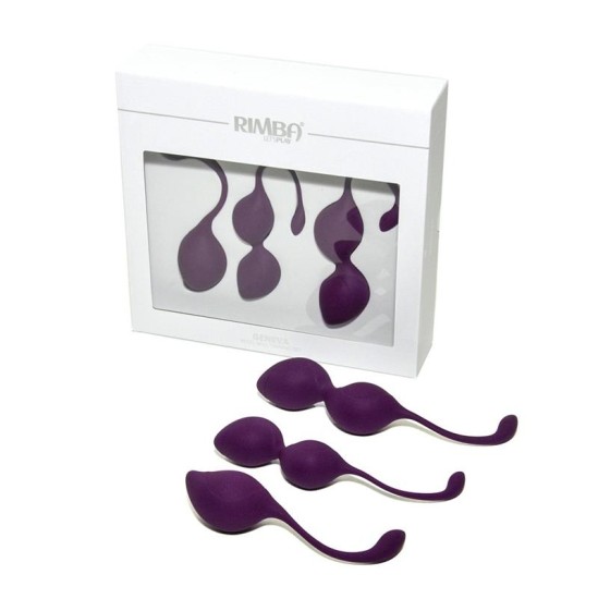 Rimba Toys Kegel Balls Training Set Geneva Purple