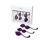 Rimba Toys Kegel Balls Training Set Geneva Purple