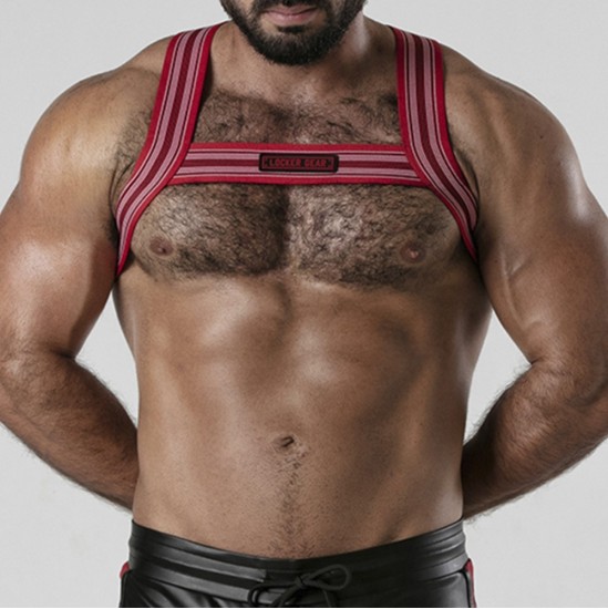 Locker Gear ARN?S CORPORAL BACKROOM HARNESS L VERMELHO - 46 3XL