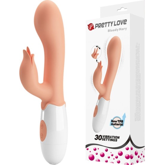 Pretty Love Flirtation PRETTY LOVE - BLOODY MARY VIBRATOR WITH STIMULATOR