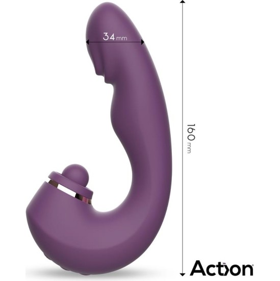 Action Turis Soft Hitting Ball with G-Spot Pulsation and Vibration